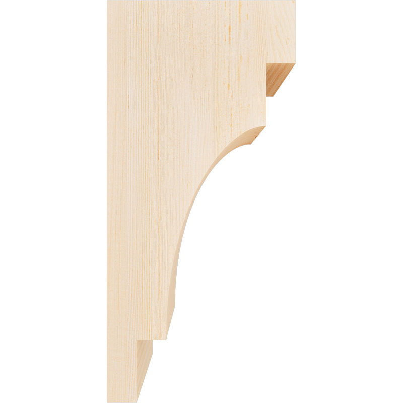 Corbeau méditerranéen, H 16 po x l 5,5 po x P 8 po, Sapin de Douglas, Lisse