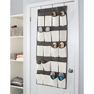 Range-chaussures suspendu en cachemire 20 poches Simplifier