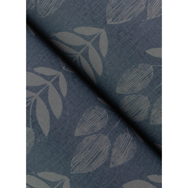 Papier peint guirlande tulipe, Bleu