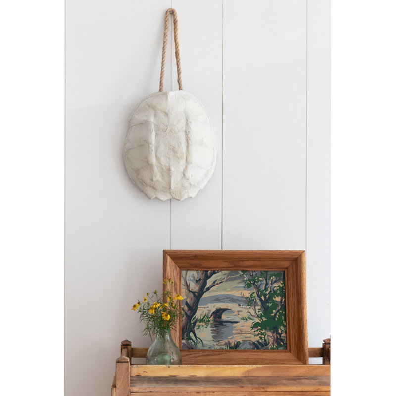 Coastal Abstract Wall Decor on Resin, Bleached