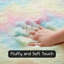 Janelle Solid Colour Rainbow Modern Area Rug -1240052789
