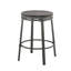 Wooden Round Dining Table with 4 Swivel Wooden Dining Stools Set