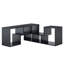 Meuble télé extensible et meuble télé, rangement pour la maison moderne