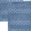 Ensemble de deux serviettes de bain en coton turc géométrique brun 54 po x 27 po-1317934401