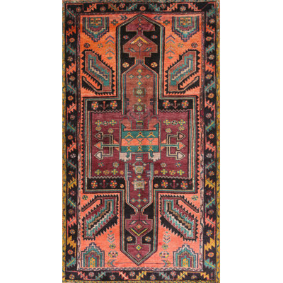 Tapis orange Southwestern