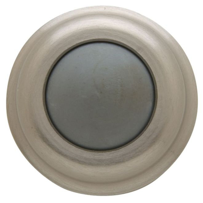 Brass Wall/Handle Bumper, Satin Nickel