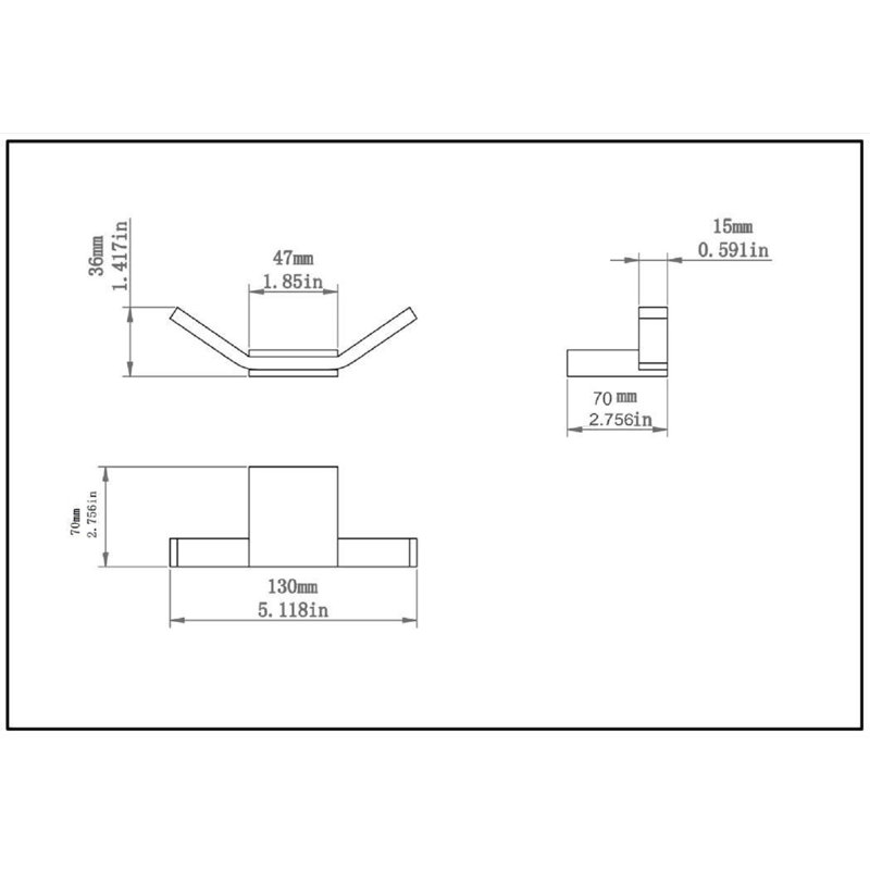 Gramercy Wall Mounted Robe Hook