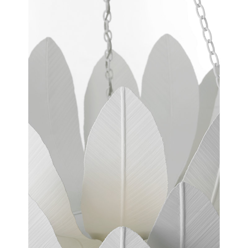 Marie Flanigan 9 - Light Chandelier, Plaster White, 41.75" H x 33.75" W x 33.5" D
