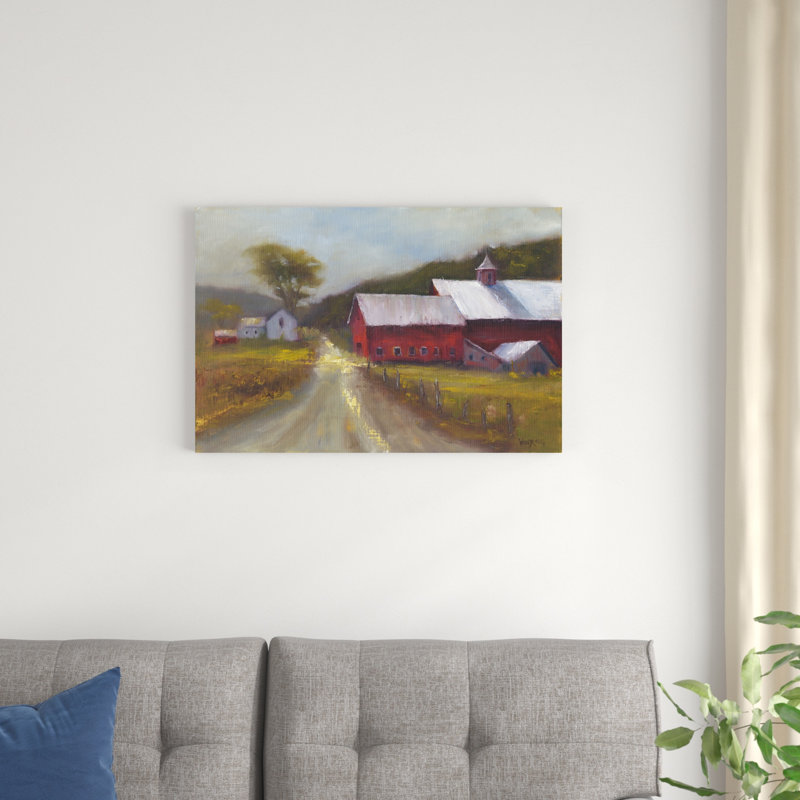 «North Country II», peinture sur toile, H 20 po x l 30 po