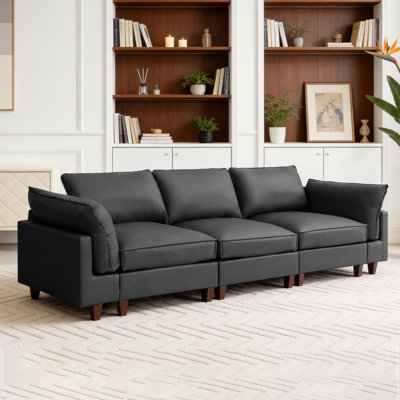 Canapé modulaire rembourré 3 pièces 3 pièces