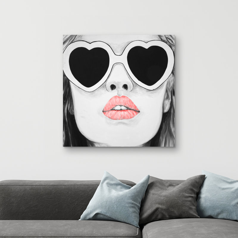 Miss trend - 32"x32" art on canvas