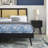 Kelsea Cane and Wood Platform Bed with Splayed Legs-678026017-678026023