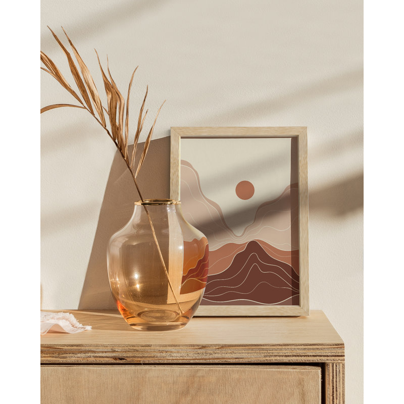 Classic 5x7 Walnut Oak Wood Picture Frame