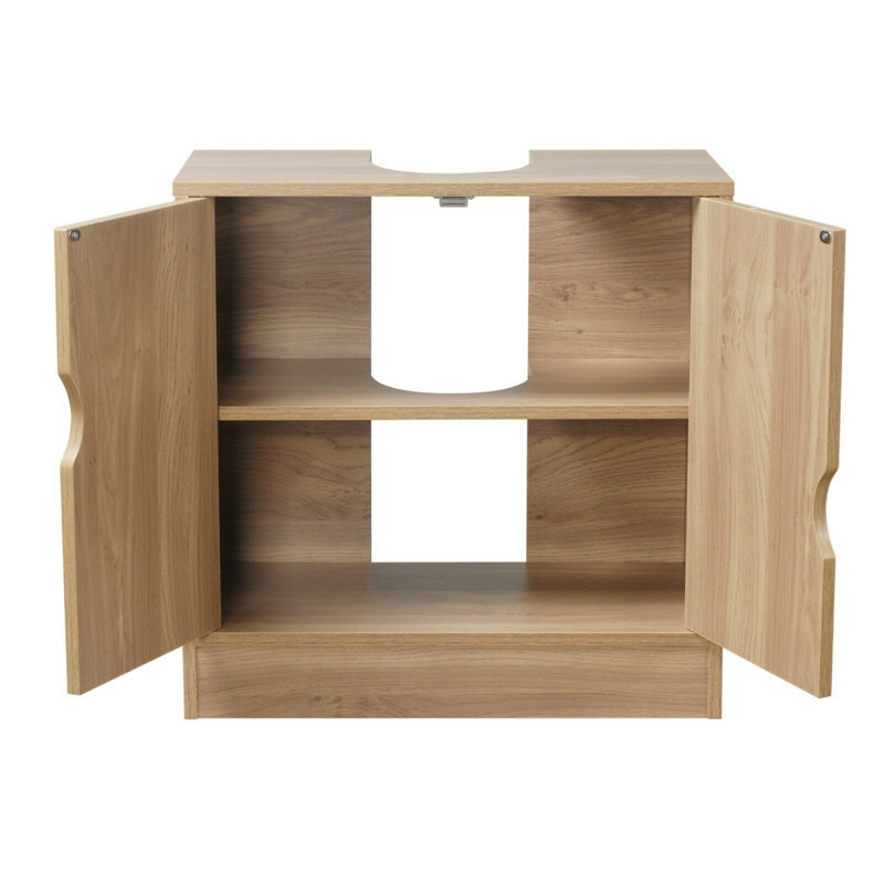Baqir Under Sink Cabinet, Oak
