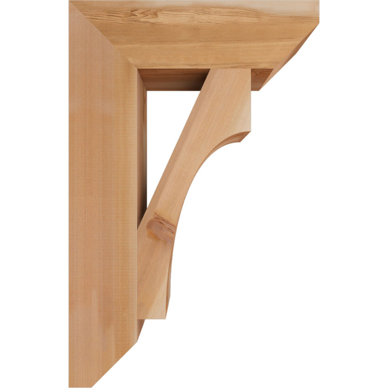 Support en bois Westlake, Cèdre rouge, H 34 po x l 5,5 po x P 22 po
