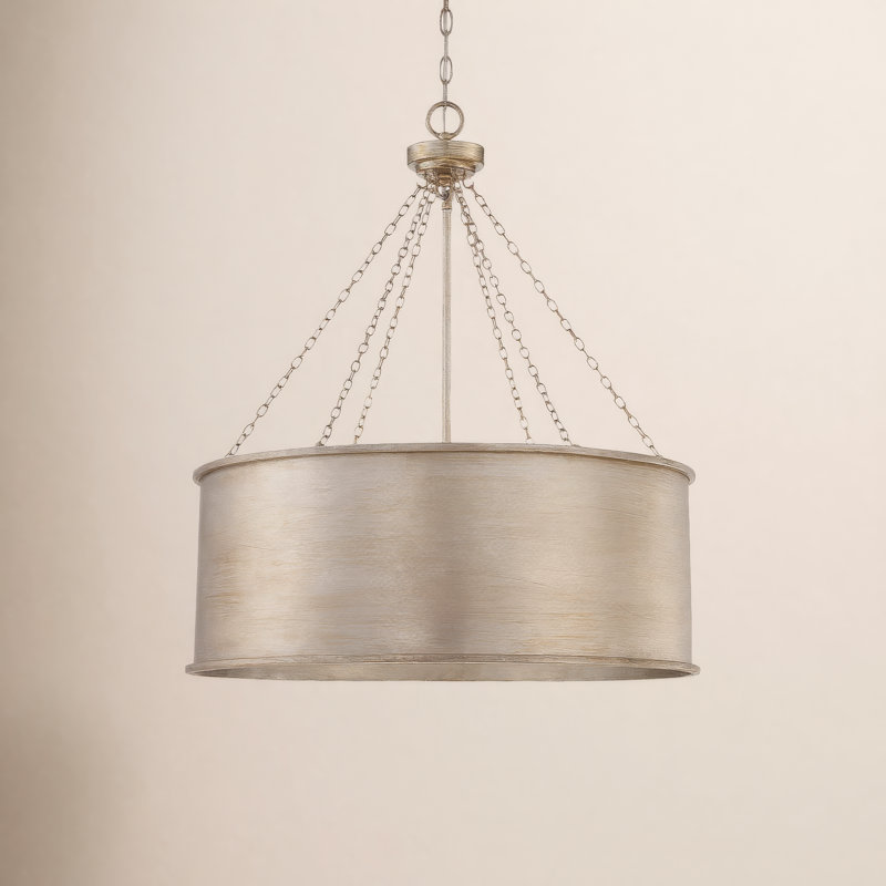Soho 6-Light Chandelier, Silver Patina