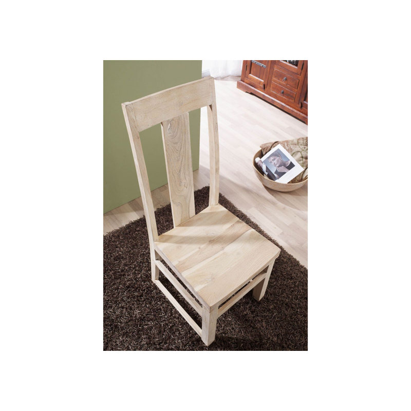 46cm H Solid Wood Side Chair