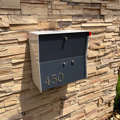 Locking Small Package WallMount Mailbox