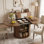 Extendable Round Dining Table