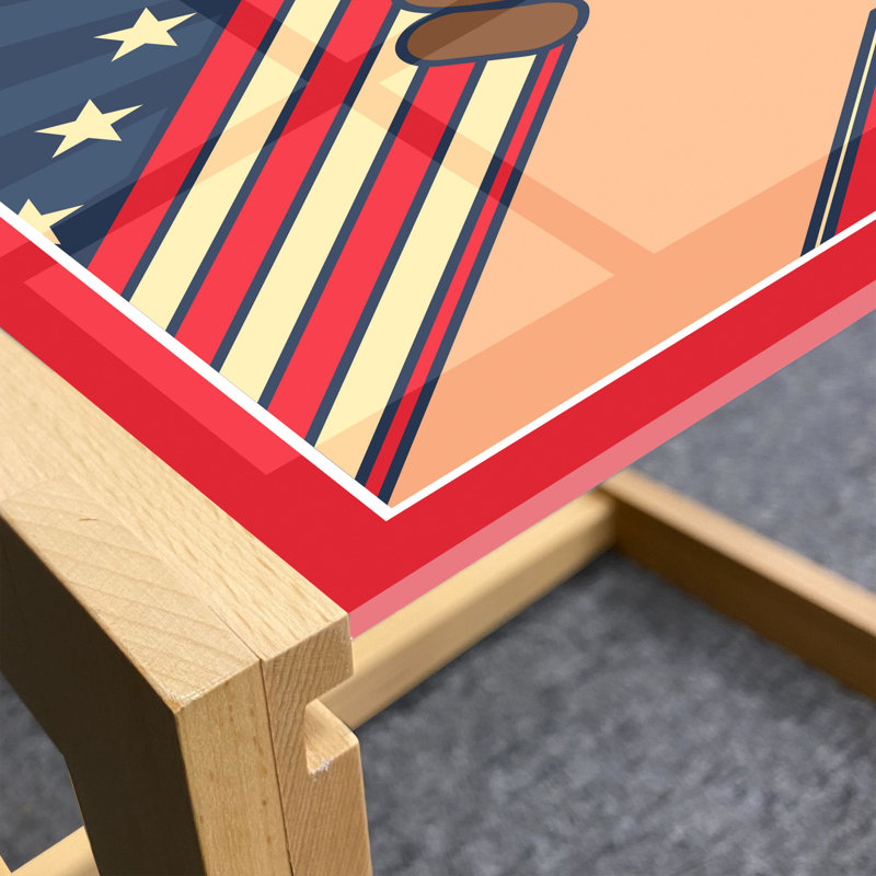 Jaiton Sled Coffee Table, 62cm H x 74cm W x 40cm D