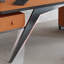 Bureau rectangulaire en acier inoxydable + avec 1 tiroir-831325082-831325087