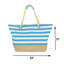 Sac de plage en toile Sunnyville, sac fourre-tout de plage | Ensemble de serviettes de plage à rayures Plus Plus 30 po x 60 po | Ensemble de 3 pièces-1558258174