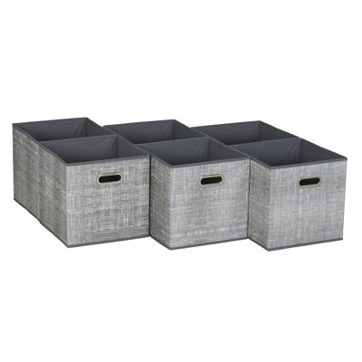 Ensemble de bacs de rangement en tissu Wayfair Basics®