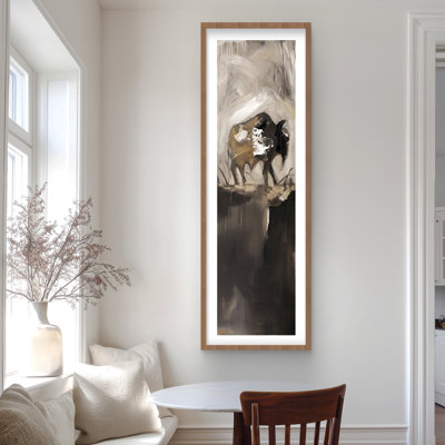 Abstract Buffalo - Framed Matted Print for Home Decor