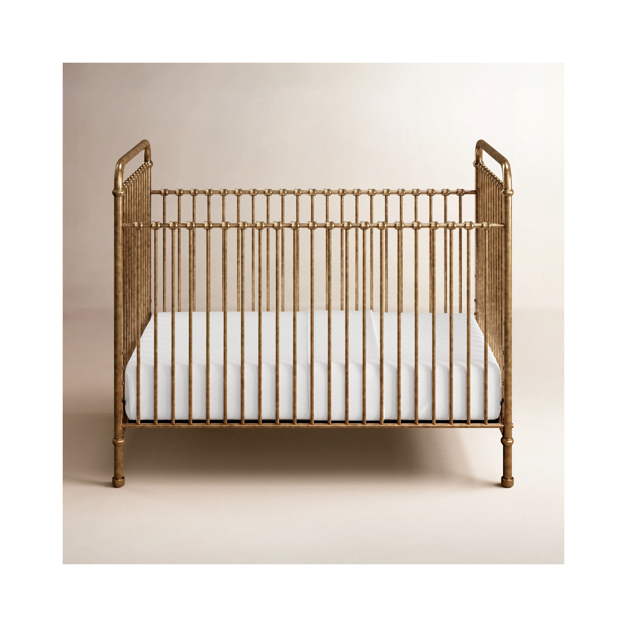 Abigail Greenguard Gold Certified 3 -in-1 Convertible Crib, Vintage Gold