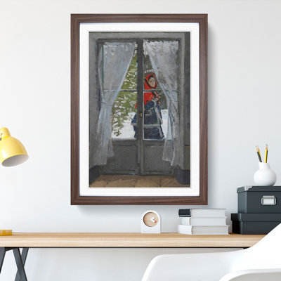 The Red Kerchief by Claude Monet - Picture Frame Painting