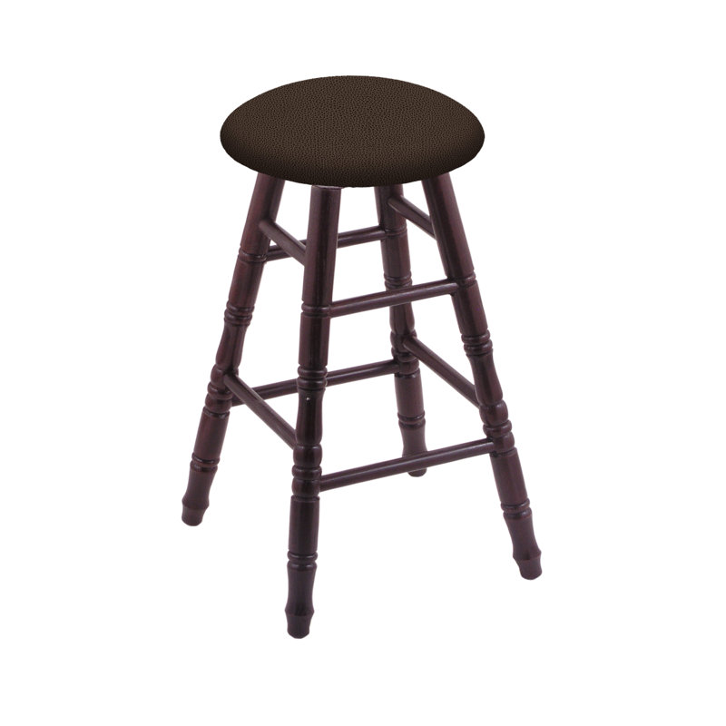 Tabouret tournant 30", Chêne cerisier foncé, Café Rein, Tabouret de bar (siège d'une hauteur de 30 po)