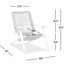 Chaise longue d'extérieur Adirondack