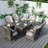Fraser 7 Piece Dining Set with Cushion