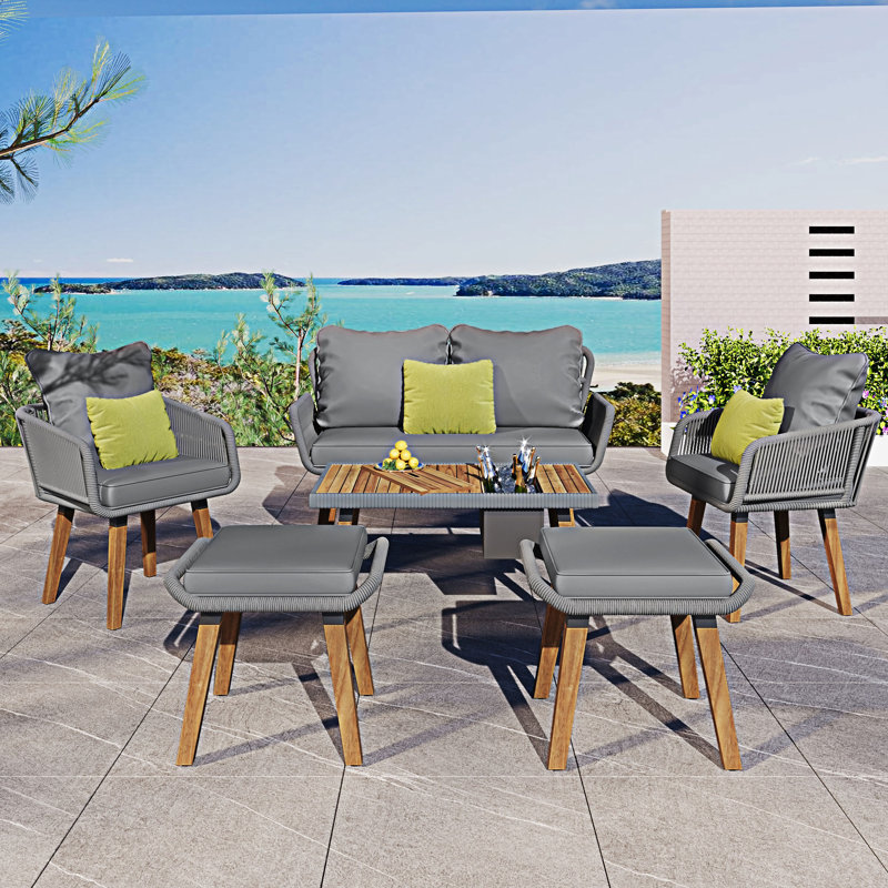 6-Piece Outdoor Conversation Set