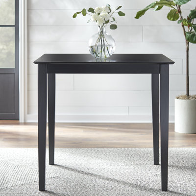 Skiatook Square with Solid Wood Base Dining Table