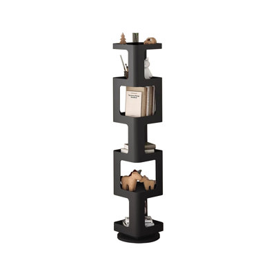 Iron rotating bookshelf