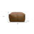 HomeRoots 22" Brown Genuine Leather Pouf Ottoman
