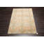 Tapis brun clair en laine touffeté à la main Ikat