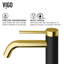 Lavabo de salle de bain vasque ovale en béton avec robinet H 10 po L 24 po x l 14 po x H 5 po BrightonSagrada Gothic