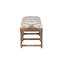 Banc rembourré en bois massif Loachapoka Felicity-1517343688