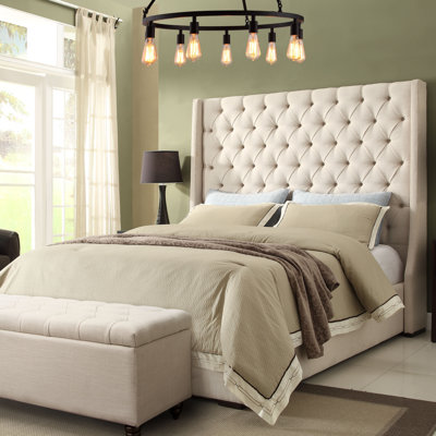 Park Avenue Upholstered Standard Bed -  Diamond Sofa, Composite_9F6174F3-6872-484C-8E03-7D5B0C6B345A_1580492734