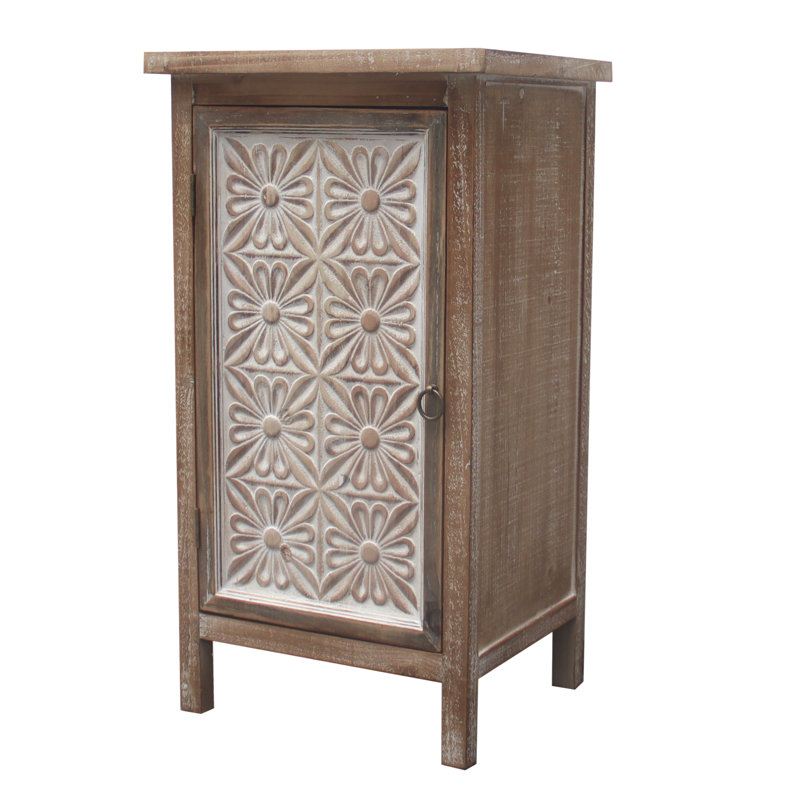 Table de chevet en bois manufacturé