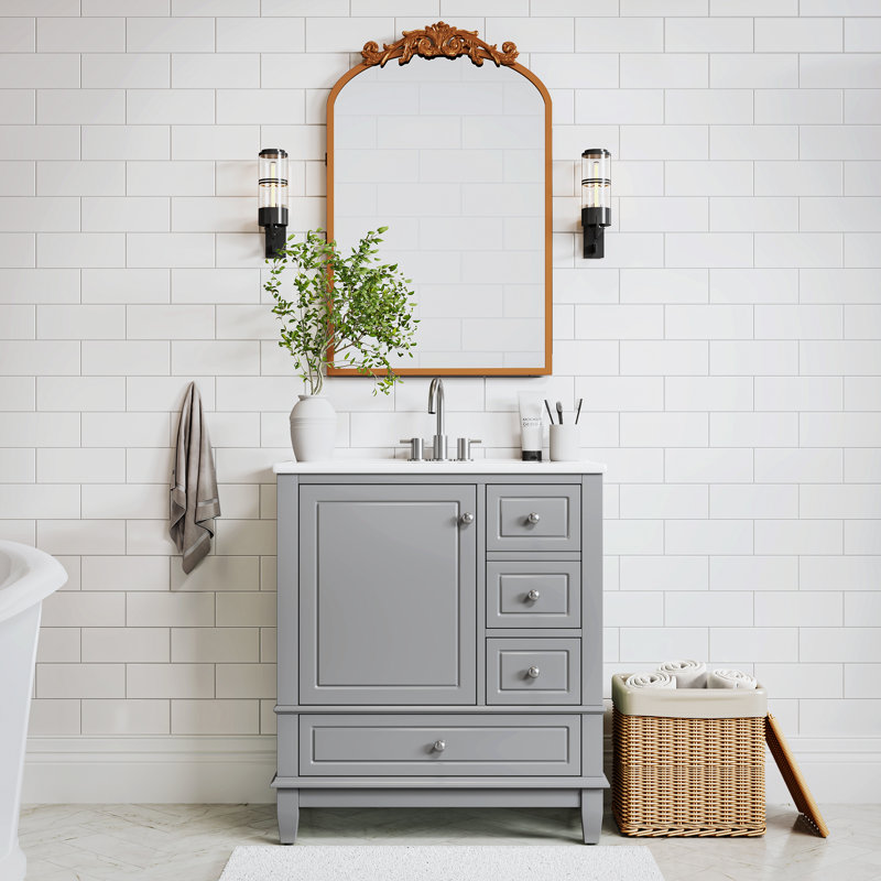 Artair 30" Bathroom Vanity With Medicine Cabinet