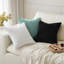 Ensemble de housses de coussin décoratives carrées décoratives de 2 coussins en chenille super doux pour salon, housse de coussin de canapé de chambre à coucher sans insert-112104474