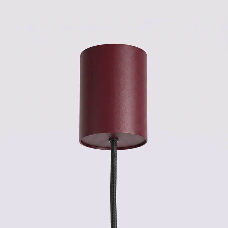 Chandelier AURA 4 white Gx53, Burgundy