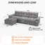 Canapé modulaire 103,5 po Cloud-1352555895-1352555898