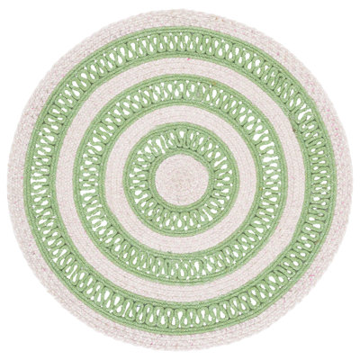 Tapis d'intérieur tressé à la main sans motif