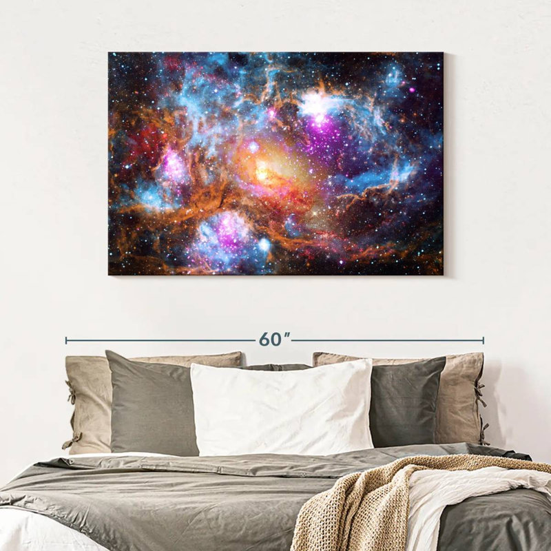 Oberle Cosmic Galaxies, 32" H x 48" W