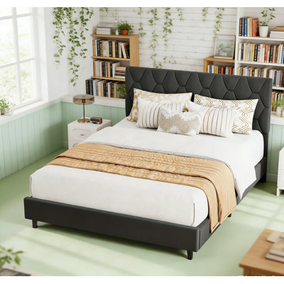 Upholstered Platform Bed Frame