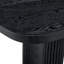 Table de salle à manger 78,7 * 39,3 pouces en bois aggloméré noir